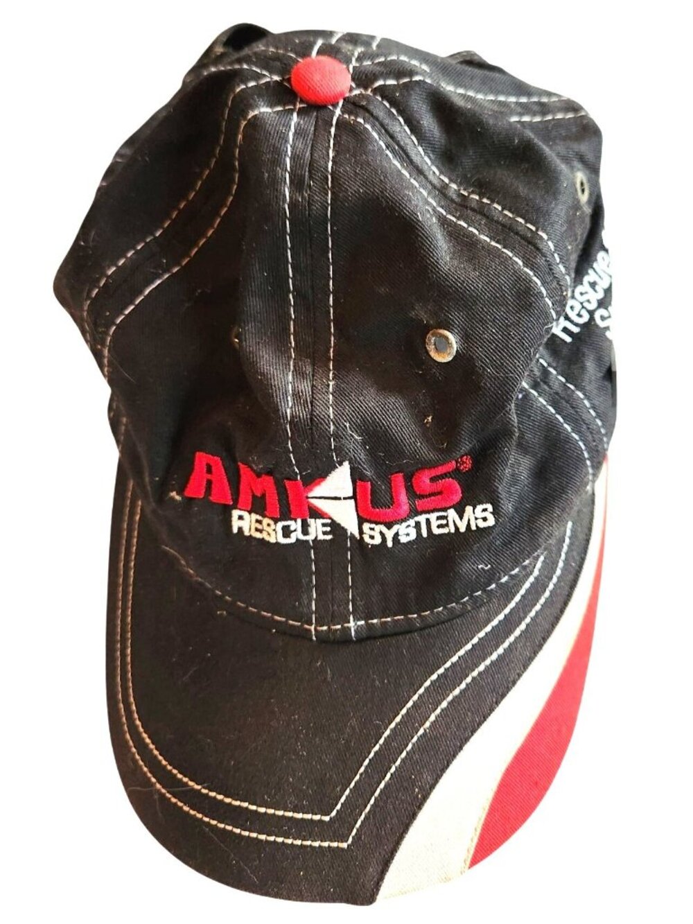 Cotton cap Hat Amkus Rescue Systems NASCAR 2011 Red White black